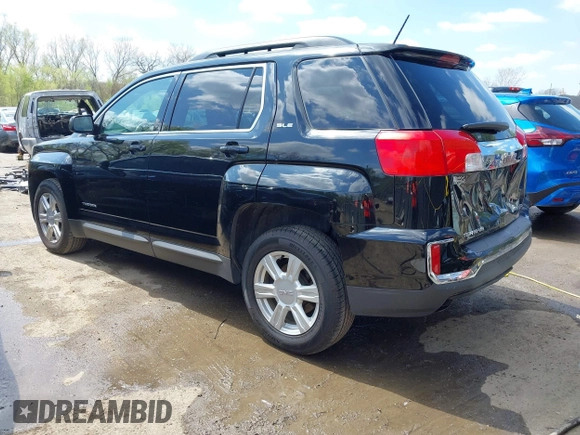 2016 GMC Terrain SLE with VIN 2GKFLTE32G6132124, listed as a IAAI auction lot 41977907 with 123,341 mi miles. Bid and sale history available at carsss.com. Image 3.