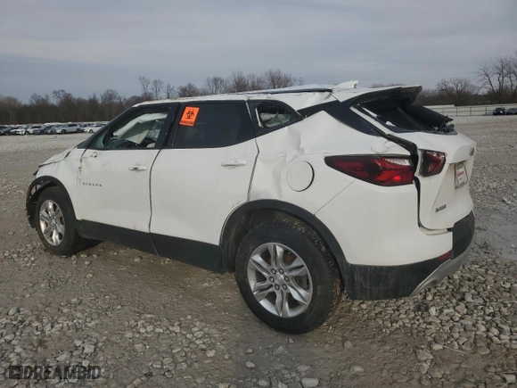 2020 Chevrolet Blazer LT with VIN 3GNKBCR4XLS671352, listed as a Copart auction lot 43343685 with 0 mi miles and Salvage Title. Bid and sale history available at carsss.com. Image 2.