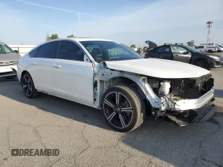 2025 Honda Accord Sport with VIN 1HGCY2F59SA001523, listed as a Copart auction lot 54888785 with 14,003 mi miles and Salvage title. Bid and sale history available at DreamBid. Image 4.