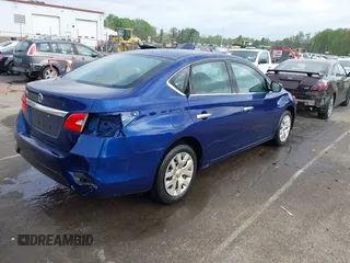 2019 Nissan Sentra S with VIN 3N1AB7AP5KY302334, listed as a IAAI auction lot 41963594 with 225,061 mi miles. Bid and sale history available at carsss.com. Image 4.