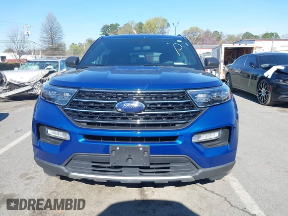 2020 Ford Explorer XLT with VIN 1FMSK7DH6LGB18394, listed as a IAAI auction lot 41876593 with 52,526 mi miles. Bid and sale history available at carsss.com. Image 12.