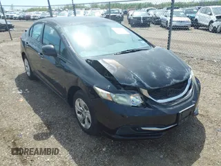 2013 Honda Civic LX with VIN 2HGFB2F56DH533850, listed as a IAAI auction lot 42103517 with 107,317 mi miles and . Bid and sale history available at DreamBid. Image 1.