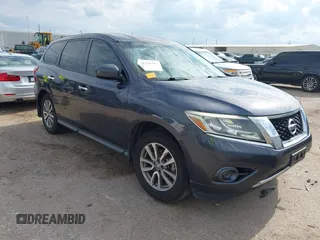 2014 Nissan Pathfinder S z VIN 5N1AR2MN2EC684188, wystawiony jako IAAI lot #42221549 z przebiegiem 115 957 mil mil oraz . Historia ofert i sprzedaży dostępna na DreamBid. Obrazek 1.