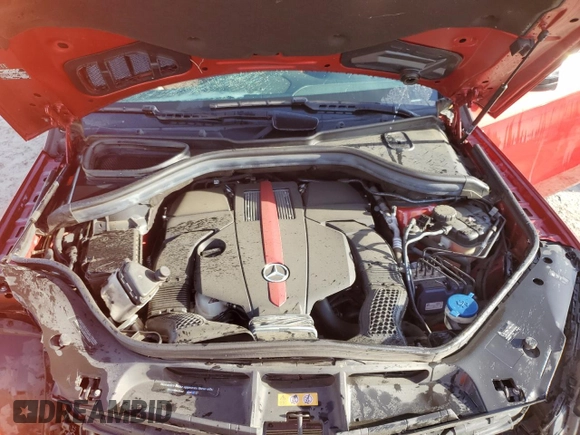 2017 Mercedes-Benz GLE 43 AMG with VIN 4JGED6EB4HA056788, listed as a Copart auction lot 56858045 with Not provided miles and Salvage title. Bid and sale history available at DreamBid. Image 12.