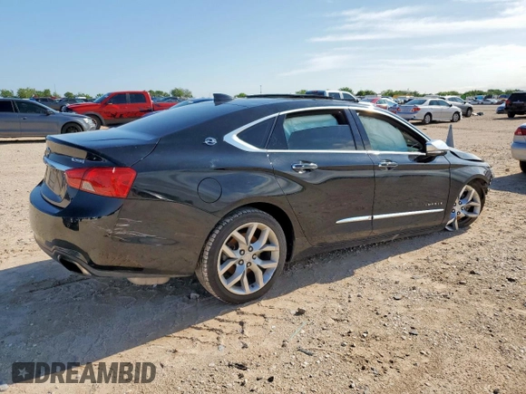 2017 Chevrolet Impala Premier with VIN 2G1145S32H9131776, listed as a Copart auction lot 58632535 with Not provided miles and Salvage title. Bid and sale history available at DreamBid. Image 3.