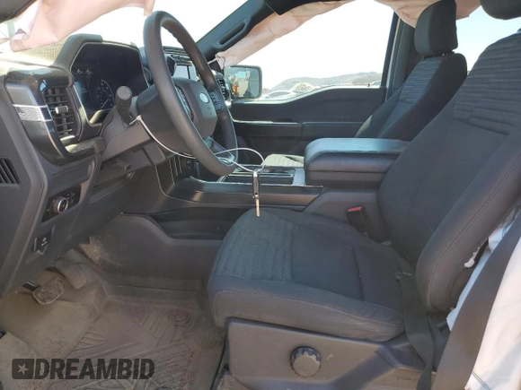 2023 Ford F-150 XL with VIN 1FTEW1EP4PKD83469, listed as a Copart auction lot 53099625 with 45,744 mi miles and Salvage title. Bid and sale history available at DreamBid. Image 7.