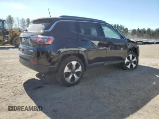 2018 Jeep Compass Altitude z VIN 3C4NJDBB9JT361305, wystawiony jako Copart lot #50126355 z przebiegiem 49 810 mil mil oraz Szkoda całkowita • Salvage title. Historia ofert i sprzedaży dostępna na DreamBid. Obrazek 3.