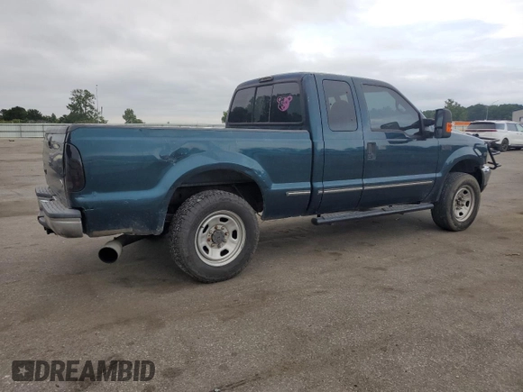 1999 Ford F-250 XL with VIN 1FTNX20FXXEA40858, listed as a Copart auction lot 63296925 with 368,565 mi miles and Salvage title. Bid and sale history available at DreamBid. Image 3.