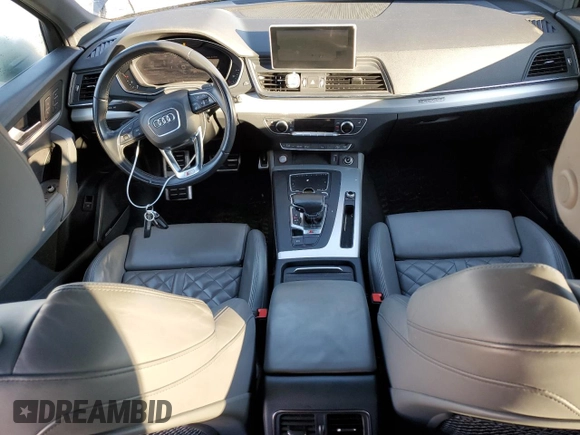 2019 Audi SQ5 Premium Plus with VIN WA1B4AFY5K2001775, listed as a Copart auction lot 80466204 with 120,337 mi miles and Salvage Title. Bid and sale history available at DreamBid. Image 8.