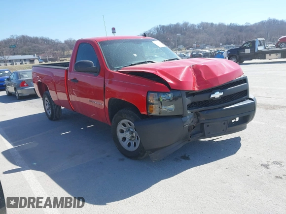 2008 Chevrolet Silverado 1500 Work Truck with VIN 1GCEC14XX8Z188186, listed as a IAAI auction lot 41775864 with 76,712 mi miles. Bid and sale history available at carsss.com. Image 1.