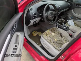 2015 Audi A3 Premium with VIN WAUACGFF6F1074961, listed as a Copart auction lot 57875045 with Not provided miles and Salvage title. Bid and sale history available at DreamBid. Image 8.