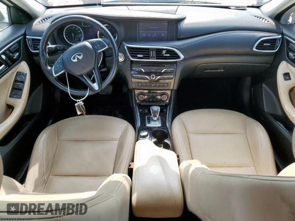 2017 Infiniti QX30 Sport with VIN SJKCH5CP5HA030819, listed as a Copart auction lot 57794385 with 120,922 mi miles and Salvage title. Bid and sale history available at DreamBid. Image 8.