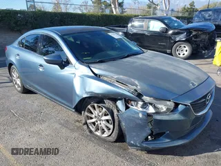2015 Mazda Mazda6 i Sport with VIN JM1GJ1U57F1179440, listed as a IAAI auction lot 41361324 with 93,422 mi miles. Bid and sale history available at carsss.com. Image 1.