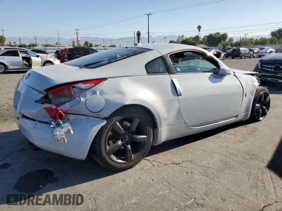 2008 Nissan 350Z Touring z VIN JN1BZ34EX8M753158, wystawiony jako Copart lot #57711145 z przebiegiem 113 142 mil mil oraz Szkoda całkowita • Salvage title. Historia ofert i sprzedaży dostępna na DreamBid. Obrazek 3.