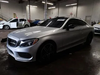 2017 Mercedes-Benz C 43 AMG with VIN WDDWJ6EB9HF573577, listed as a Copart auction lot 42295675 with 84,174 mi miles and Salvage Title. Bid and sale history available at carsss.com. Image 1.