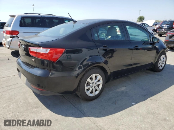 2016 Kia Rio LX with VIN KNADM4A30G6540250, listed as a Copart auction lot 69231164 with 170,095 mi miles and Salvage Title. Bid and sale history available at carsss.com. Image 3.