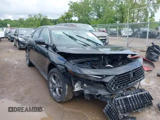 2025 Honda Accord EX-L with VIN 1HGCY2F68SA023974, listed as a IAAI auction lot 42487900 with Not provided miles and . Bid and sale history available at DreamBid. Image 1.