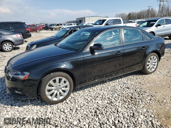 2014 Audi A4 Premium with VIN WAUBFAFL6EN016869, listed as a Copart auction lot 50565935 with 41,181 mi miles and Clean Title. Bid and sale history available at carsss.com. Image 1.