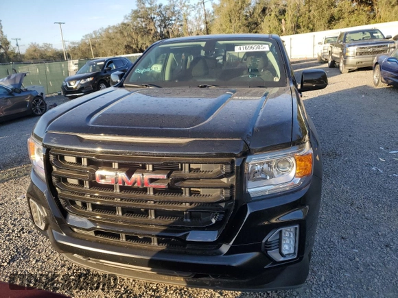 2022 GMC Canyon 2WD Elevation with VIN 1GTG5CEN0N1274077, listed as a Copart auction lot 41696505 with 57,579 mi miles and Salvage Title. Bid and sale history available at carsss.com. Image 5.