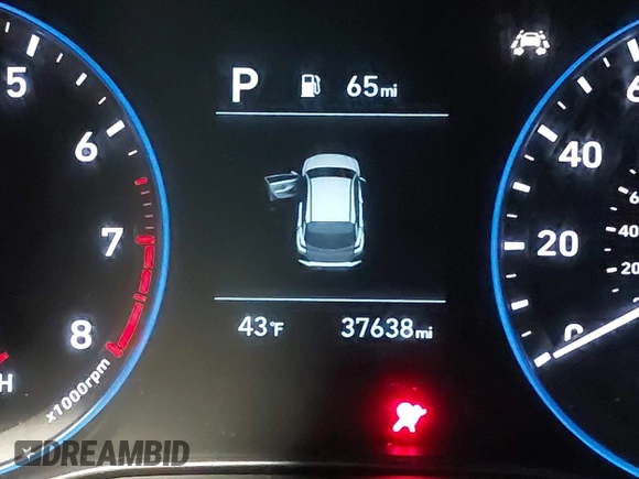 2021 Hyundai Kona SEL with VIN KM8K2CAA3MU661821, listed as a IAAI auction lot 41325067 with 37,638 mi miles. Bid and sale history available at carsss.com. Image 15.