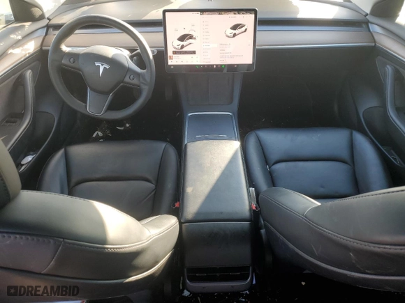 2022 Tesla Model 3 Long Range with VIN 5YJ3E1EB0NF111378, listed as a Copart auction lot 44892115 with 49,348 mi miles and Salvage Title. Bid and sale history available at carsss.com. Image 8.