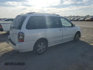 2004 Mazda MPV ES with VIN JM3LW28J940515726, listed as a Copart auction lot 74640324 with 211,688 mi miles and Salvage Title. Bid and sale history available at carsss.com. Image 3.
