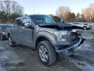 2015 Ford F-150 XLT with VIN 1FTEW1EF4FFA95174, listed as a Copart auction lot 88681715 with Not provided miles and Salvage title. Bid and sale history available at DreamBid. Image 4.