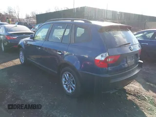 2004 BMW X3 2.5i with VIN WBXPA73454WC43220, listed as a IAAI auction lot 41431030 with 999,999 mi miles. Bid and sale history available at carsss.com. Image 3.