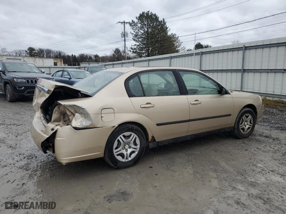 2005 Chevrolet Malibu with VIN 1G1ZS52FX5F254375, listed as a Copart auction lot 49496314 with 106,654 mi miles and Salvage Title. Bid and sale history available at carsss.com. Image 3.