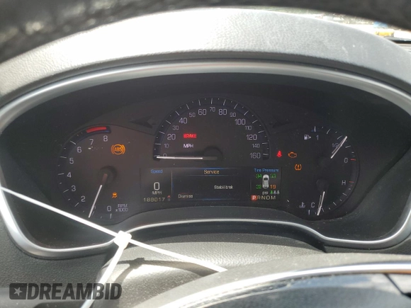 2016 Cadillac SRX Luxury Collection with VIN 3GYFNBE39GS526005, listed as a Copart auction lot 61870615 with 188,017 mi miles and Salvage title. Bid and sale history available at DreamBid. Image 9.