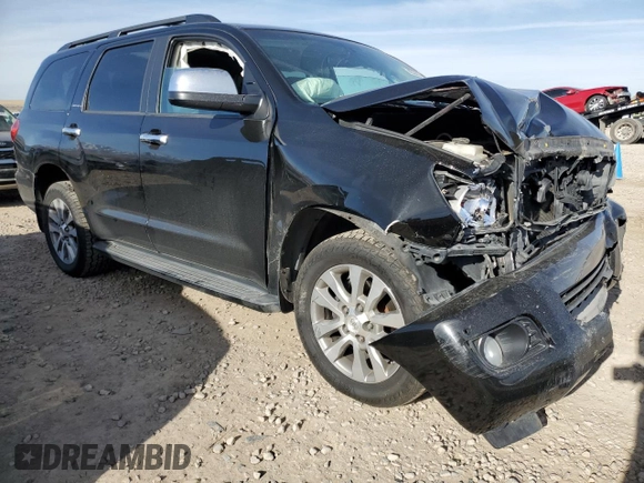 2015 Toyota Sequoia Limited with VIN 5TDJW5G15FS121076, listed as a Copart auction lot 85376714 with 112,433 mi miles and Salvage Title. Bid and sale history available at carsss.com. Image 4.