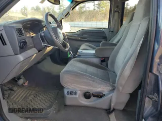2002 Ford Excursion XLT with VIN 1FMNU41S72EA14478, listed as a Copart auction lot 78355124 with 229,424 mi miles and Salvage Title. Bid and sale history available at DreamBid. Image 7.