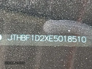 2014 Lexus IS 250 with VIN JTHBF1D2XE5018510, listed as a Copart auction lot 60073465 with 123,424 mi miles and Salvage title. Bid and sale history available at DreamBid. Image 12.