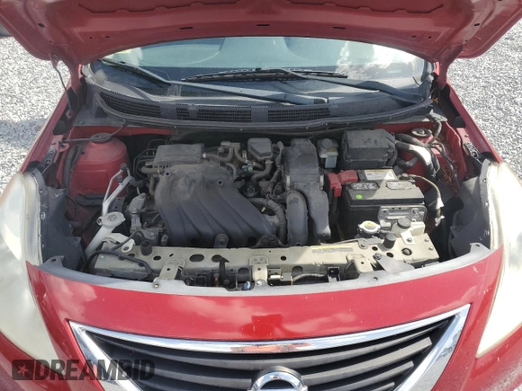 2012 Nissan Versa SV with VIN 3N1CN7AP9CL859049, listed as a Copart auction lot 52303955 with 125,487 mi miles and Salvage Title. Bid and sale history available at carsss.com. Image 11.