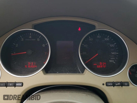 2006 Audi A4 1.8T with VIN WAUBC48H66K011757, listed as a Copart auction lot 72407404 with 66,972 mi miles and Salvage Title. Bid and sale history available at carsss.com. Image 9.
