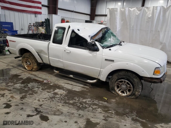 2008 Ford Ranger XLT with VIN 1FTYR44UX8PA46970, listed as a Copart auction lot 87312304 with 154,921 mi miles and Salvage Title. Bid and sale history available at carsss.com. Image 4.