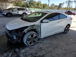 2013 Hyundai Elantra Coupe GS PZEV with VIN KMHDH6AE8DU005643, listed as a Copart auction lot 76157394 with 147,162 mi miles and Salvage Title. Bid and sale history available at carsss.com. Image 1.