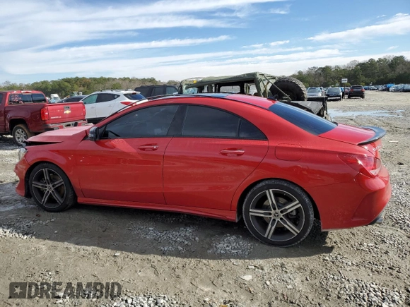 2016 Mercedes-Benz CLA 250 with VIN WDDSJ4EB5GN358933, listed as a Copart auction lot 81888663 with 90,371 mi miles and . Bid and sale history available at DreamBid. Image 2.