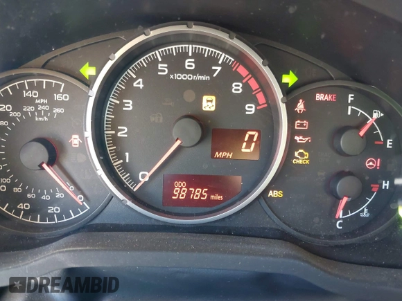 2013 Subaru BRZ Limited with VIN JF1ZCAC11D1612724, listed as a IAAI auction lot 42185237 with 98,785 mi miles and . Bid and sale history available at DreamBid. Image 7.