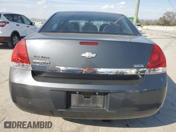 2011 Chevrolet Impala LS Fleet with VIN 2G1WF5EK2B1296624, listed as a Copart auction lot 49321455 with 121,427 mi miles and Non Repairable. Bid and sale history available at DreamBid. Image 6.