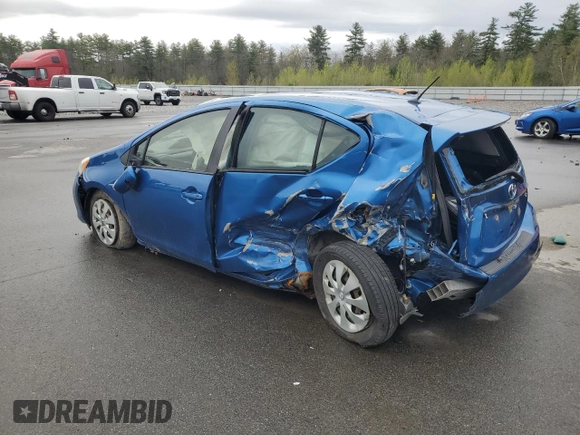 2012 Toyota Prius One z VIN JTDKDTB39C1507466, wystawiony jako Copart lot #55726175 z przebiegiem Nie podano mil oraz Szkoda całkowita • Salvage title. Historia ofert i sprzedaży dostępna na DreamBid. Obrazek 2.