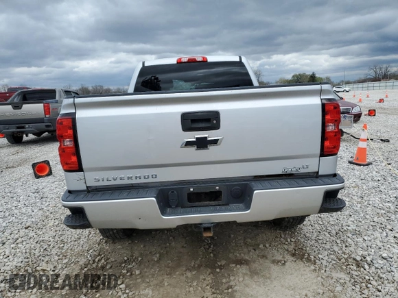 2018 Chevrolet Silverado 1500 LT with VIN 1GCVKREH4JZ118570, listed as a Copart auction lot 53143175 with 105,685 mi miles and Salvage Title. Bid and sale history available at DreamBid. Image 6.