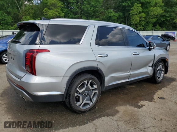 2024 Hyundai Palisade Limited z VIN KM8R54GE5RU673112, wystawiony jako Copart lot #53833465 z przebiegiem 49 108 mil mil oraz Szkoda całkowita • Salvage title. Historia ofert i sprzedaży dostępna na DreamBid. Obrazek 3.