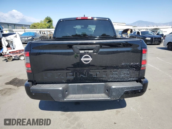 2023 Nissan Frontier SV with VIN 1N6ED1EK6PN614006, listed as a Copart auction lot 64883364 with 14,500 mi miles and Salvage Title. Bid and sale history available at carsss.com. Image 6.
