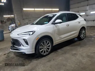 2024 Buick Encore GX Avenir with VIN KL4AMGSL5RB005019, listed as a Copart auction lot 58212105 with 9,430 mi miles and Salvage title. Bid and sale history available at DreamBid. Image 1.
