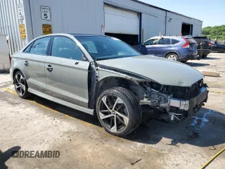 2020 Audi A3 Sedan S line Premium with VIN WAUBEGFF0LA013759, listed as a Copart auction lot 58943083 with 40,473 mi miles and Salvage Title. Bid and sale history available at carsss.com. Image 4.