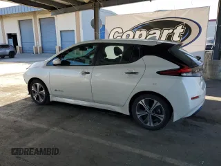 2018 Nissan LEAF SV с VIN 1N4AZ1CP4JC314622, выставлен на аукционе Copart как лот 53328835 с пробегом 39 596 миль миль и Списание • Salvage title. История ставок и продаж доступна на DreamBid. Изображение 2.