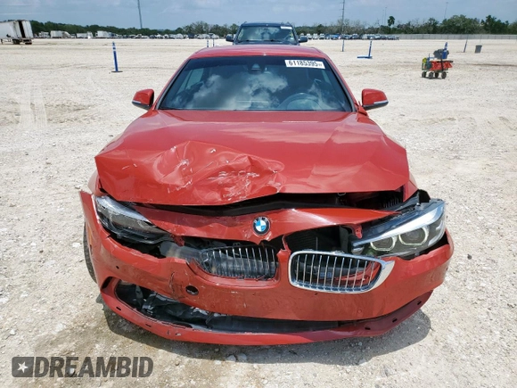 2018 BMW 4 Series 430i z VIN WBA4Z1C53JEC71496, wystawiony jako Copart lot #61185395 z przebiegiem 127 491 mil mil oraz Czysty tytuł • Clean title. Historia ofert i sprzedaży dostępna na DreamBid. Obrazek 5.