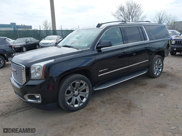 2016 GMC Yukon XL Denali with VIN 1GKS2HKJ8GR139858, listed as a IAAI auction lot 41915183 with 151,830 mi miles. Bid and sale history available at carsss.com. Image 2.