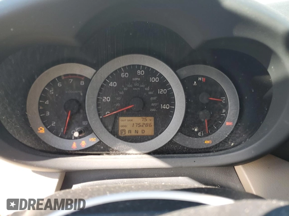2007 Toyota RAV4 Limited with VIN JTMBK31V575016142, listed as a Copart auction lot 55580615 with 175,286 mi miles and Clean title. Bid and sale history available at DreamBid. Image 9.
